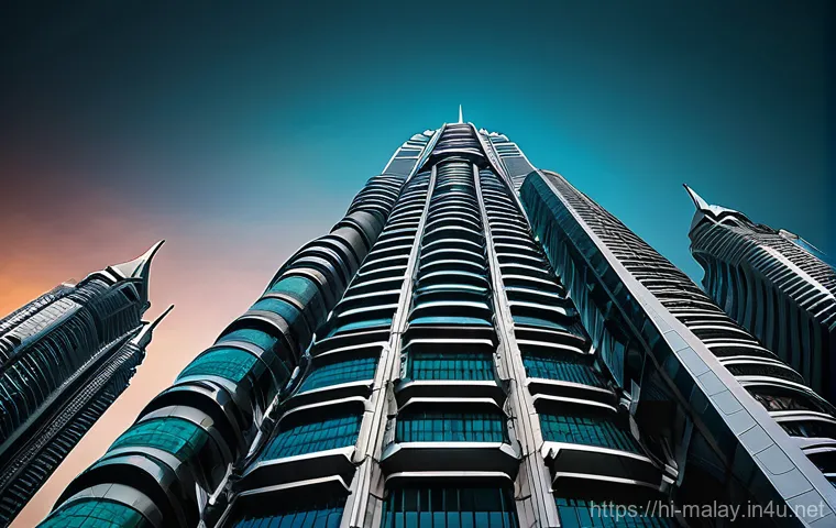 말레이시아 관광 필수지 페트로나스 트윈 타워 - Here are three detailed image generation prompts in English, inspired by the Petronas Twin Towers an...